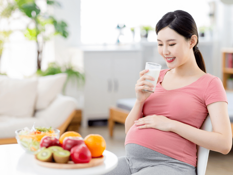 Vai trò của canxi với mẹ bầu
