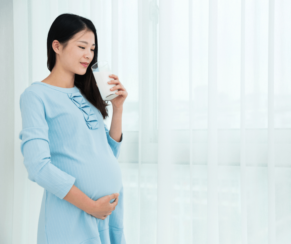có bầu mấy tháng thì uống sắt và canxi