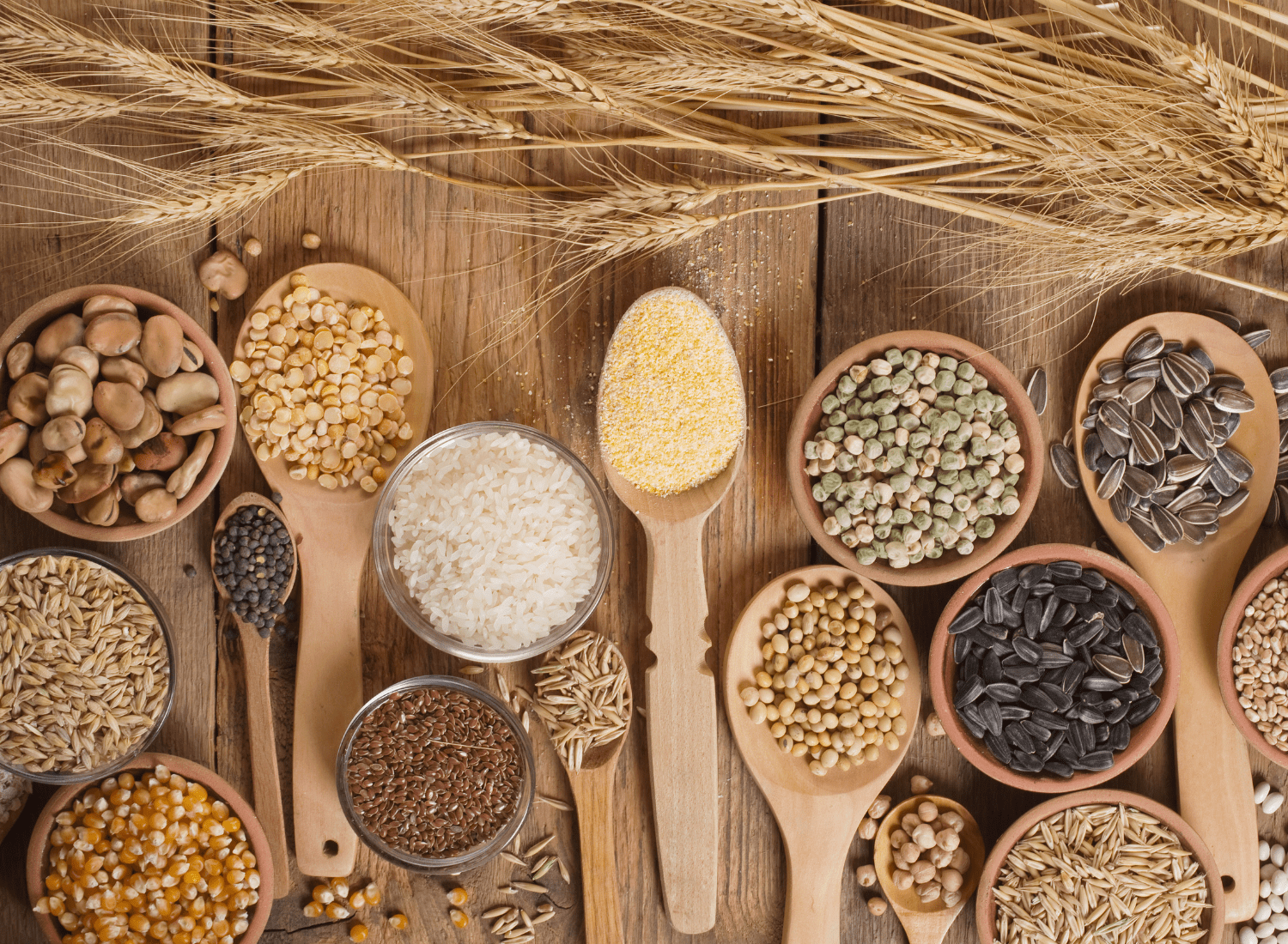 Ngũ cốc chứa hàm lượng axit folic lớn