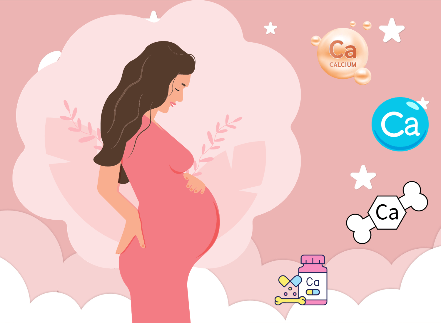 Tầm quan trọng của canxi với sức khoẻ bà bầu