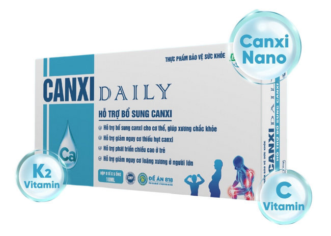 canxi cho tre so sinh