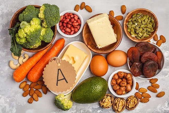 Cac thuc pham bo sung vitamin a