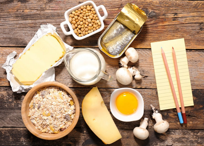 cac thuc pham co chua vitamin D